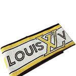 Louis Vuitton LV Essential Logo Scarf Yellow Wool