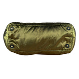 Celine Vintage Green Nylon Puffer Handbag