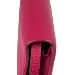 Gucci Pink Leather Swing Wallet/Pochette