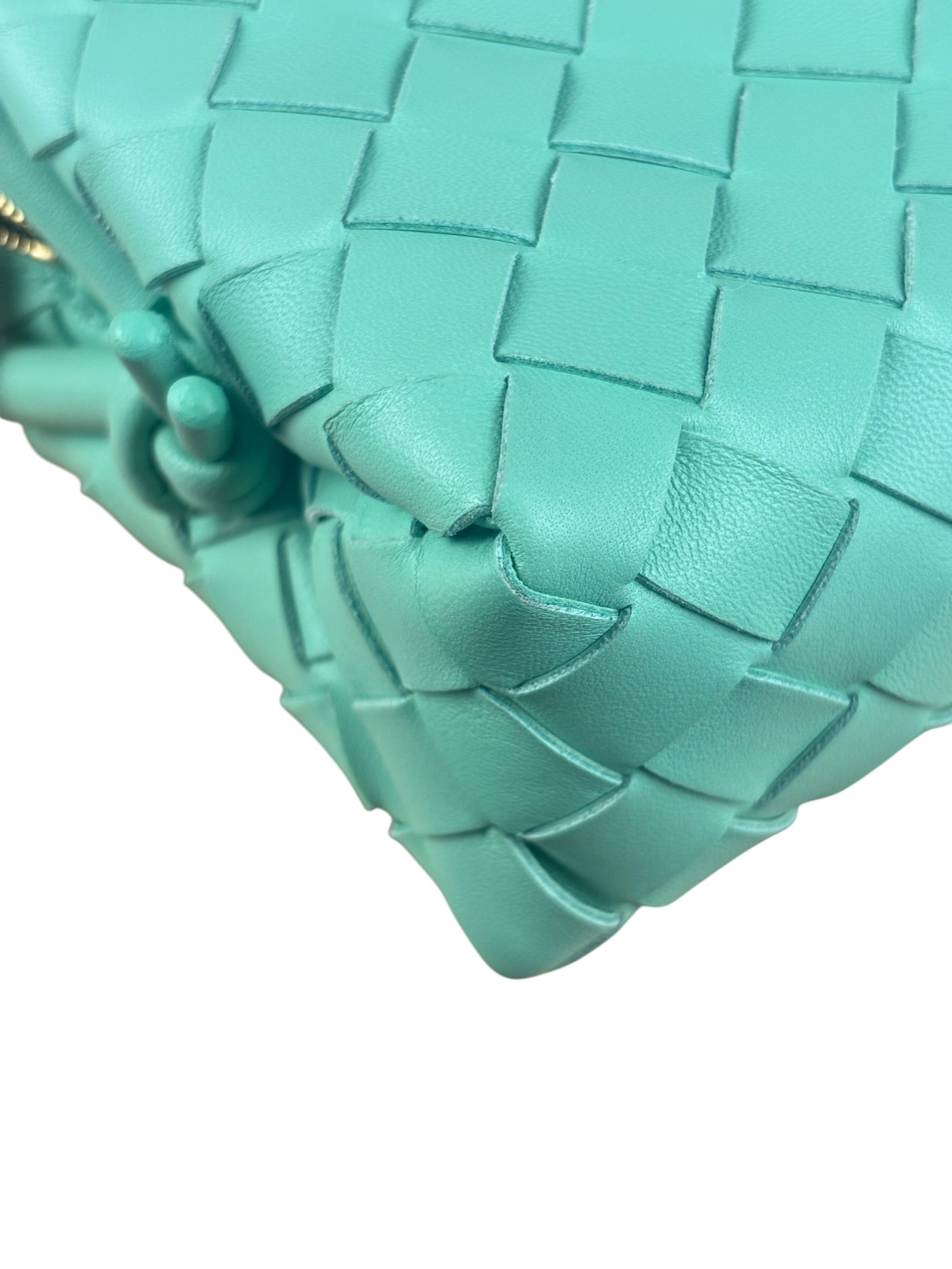 Bottega Veneta Mint Mini Loop Camera Bag