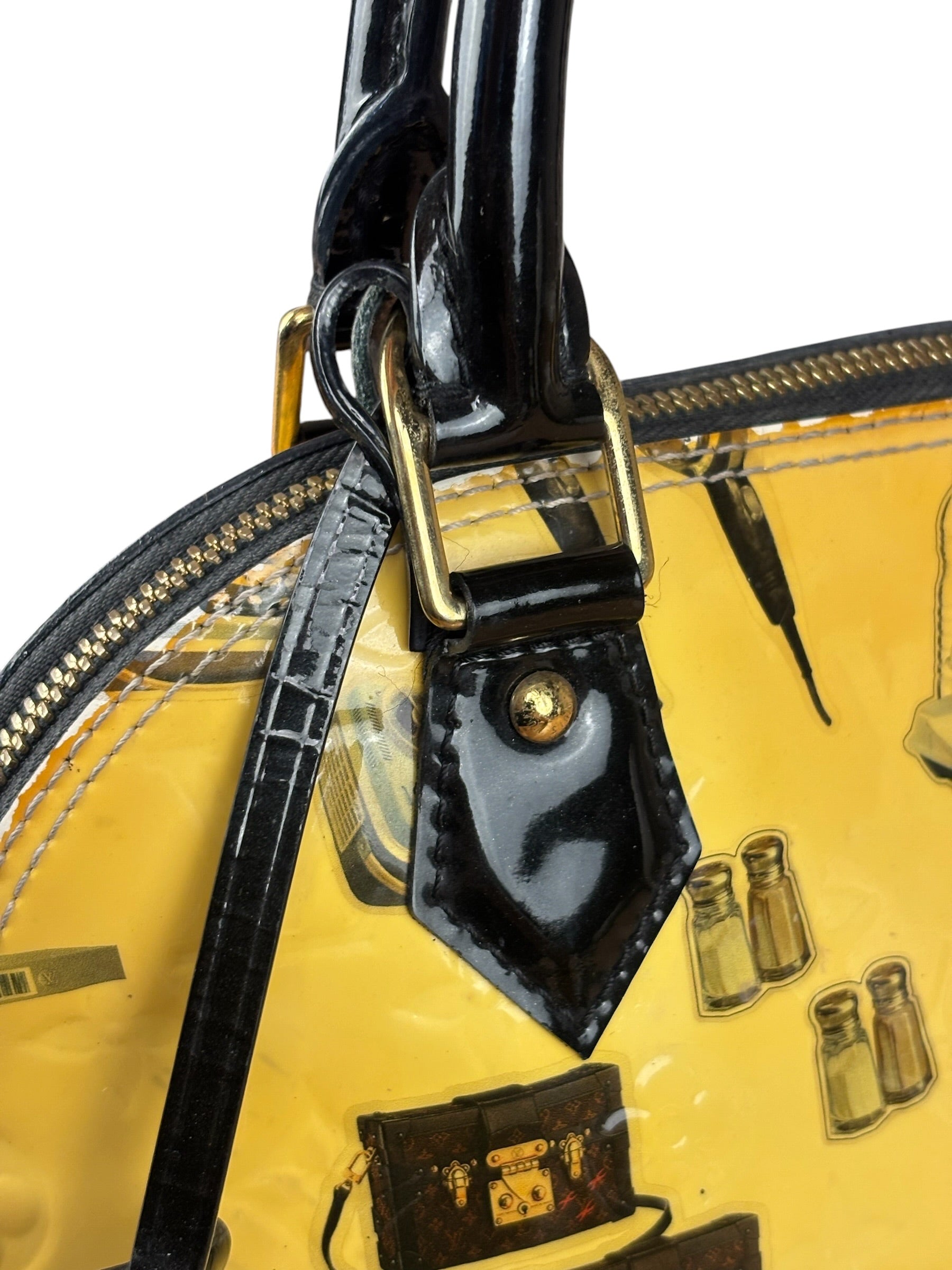 Louis Vuitton Alma BB Vernis Leather Stickers