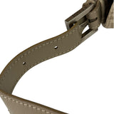 Fendi Grey Leather Trim Zucca Baguette