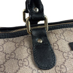 Gucci Beige Leather Gg Supreme Italian Flag Joy Boston Bag