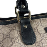 Gucci Beige Leather Gg Supreme Italian Flag Joy Boston Bag