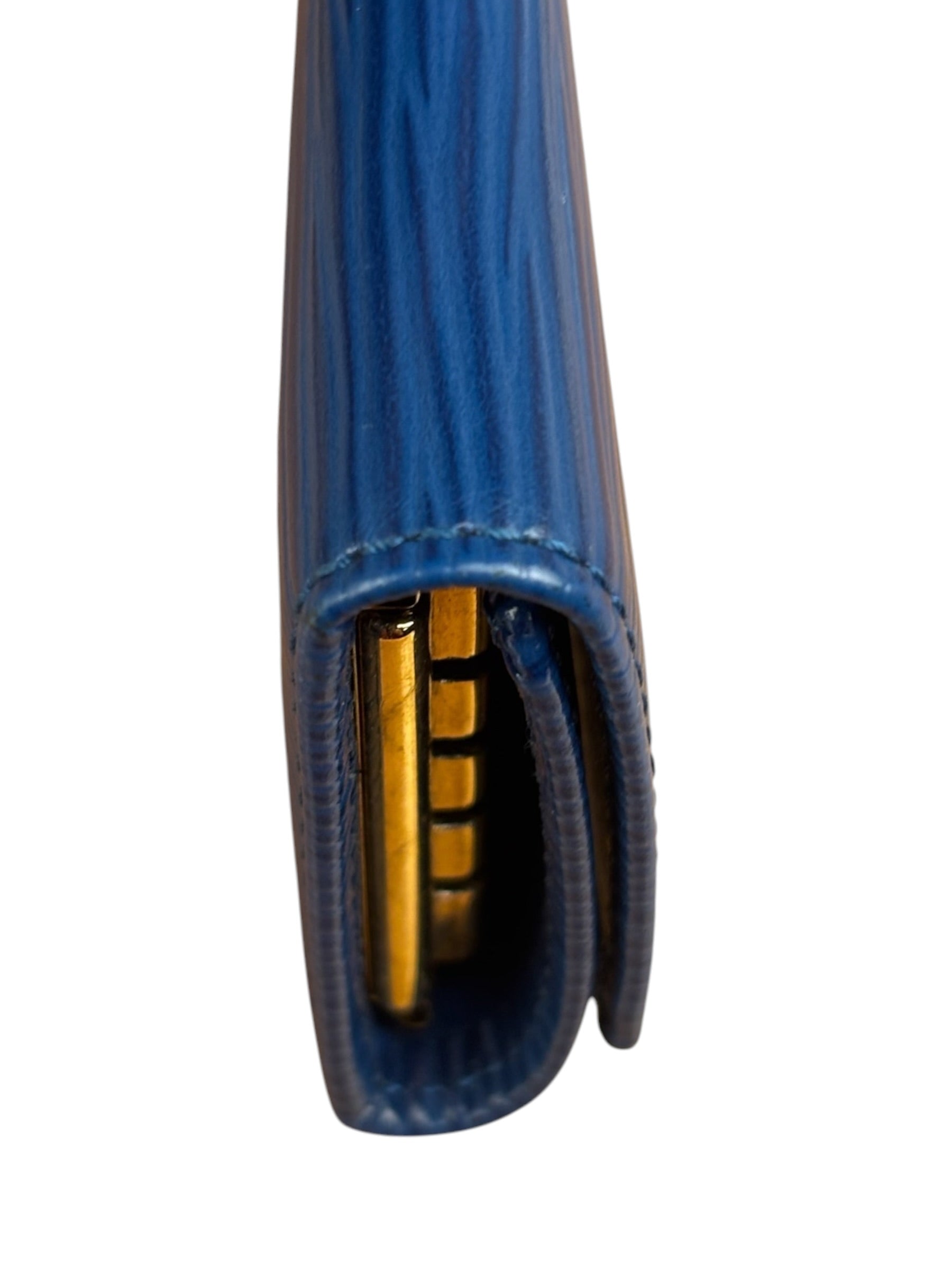 Louis Vuitton Navy Blue Epi Leather Key Holder