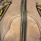Prada Bicolor Cervo Ombre Leather Top Handle Bag