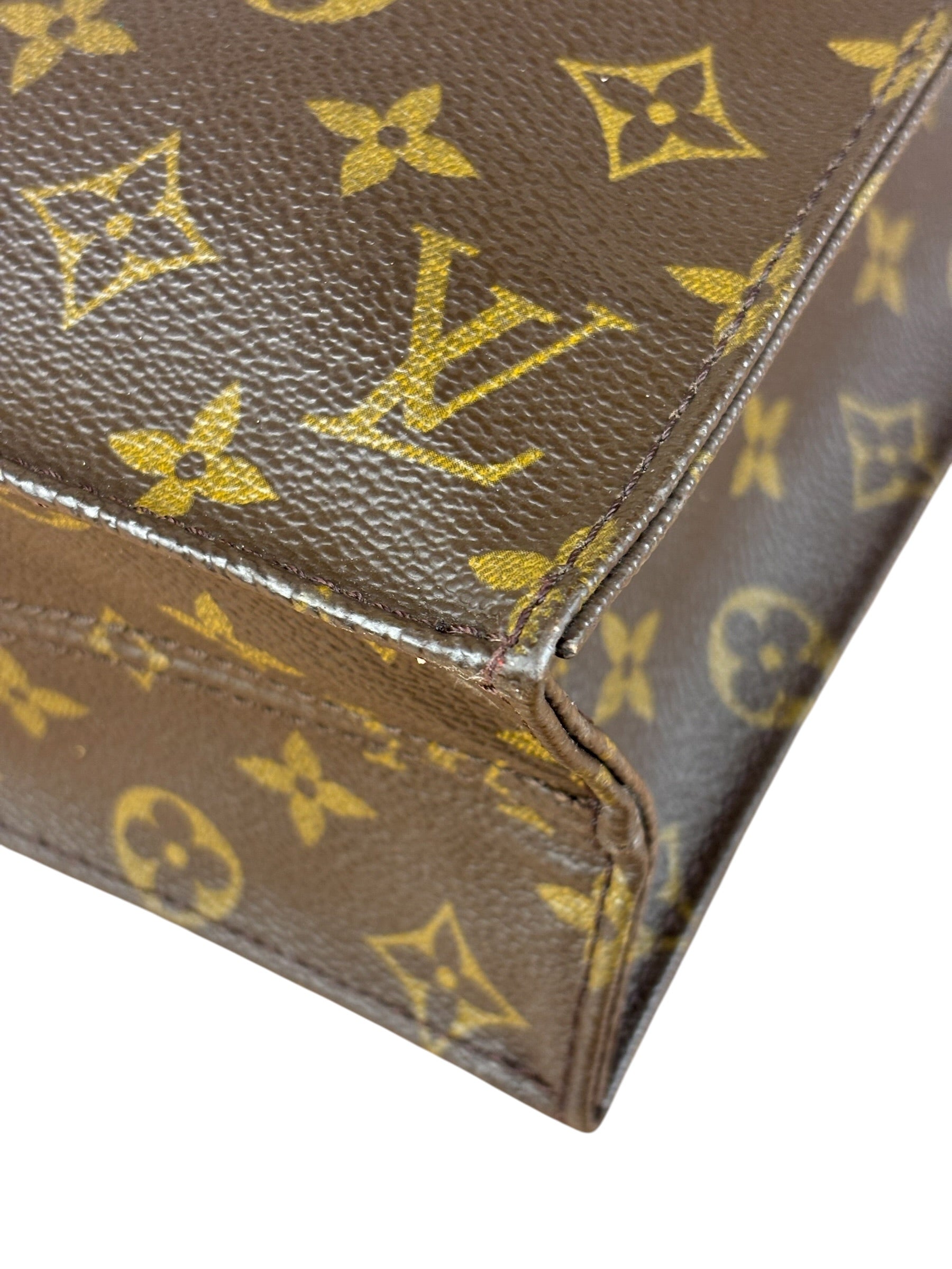 Louis Vuitton Vintage Monogram Sac Plat Tote Bag