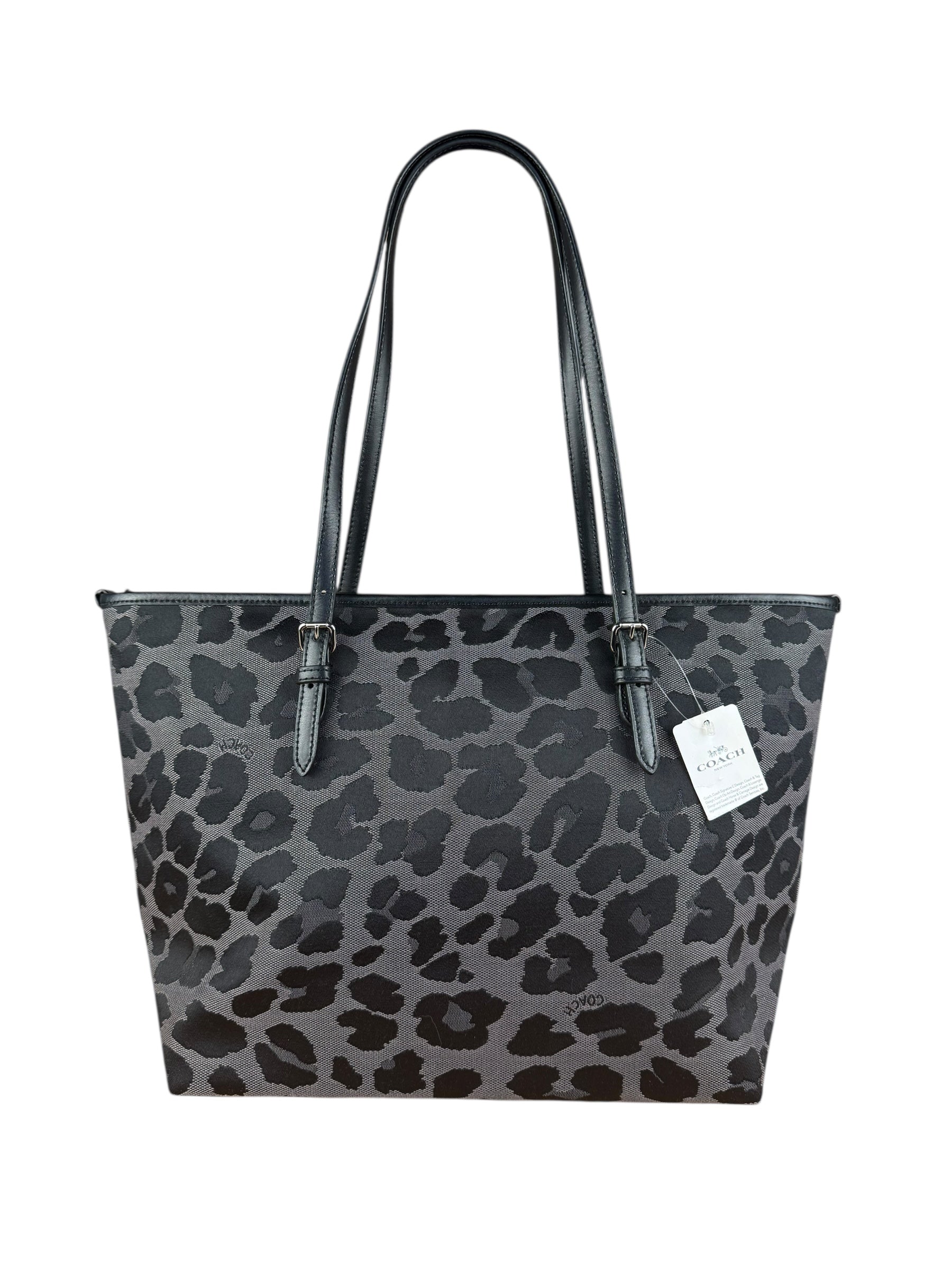 Coach Leopard Print Tote Bag