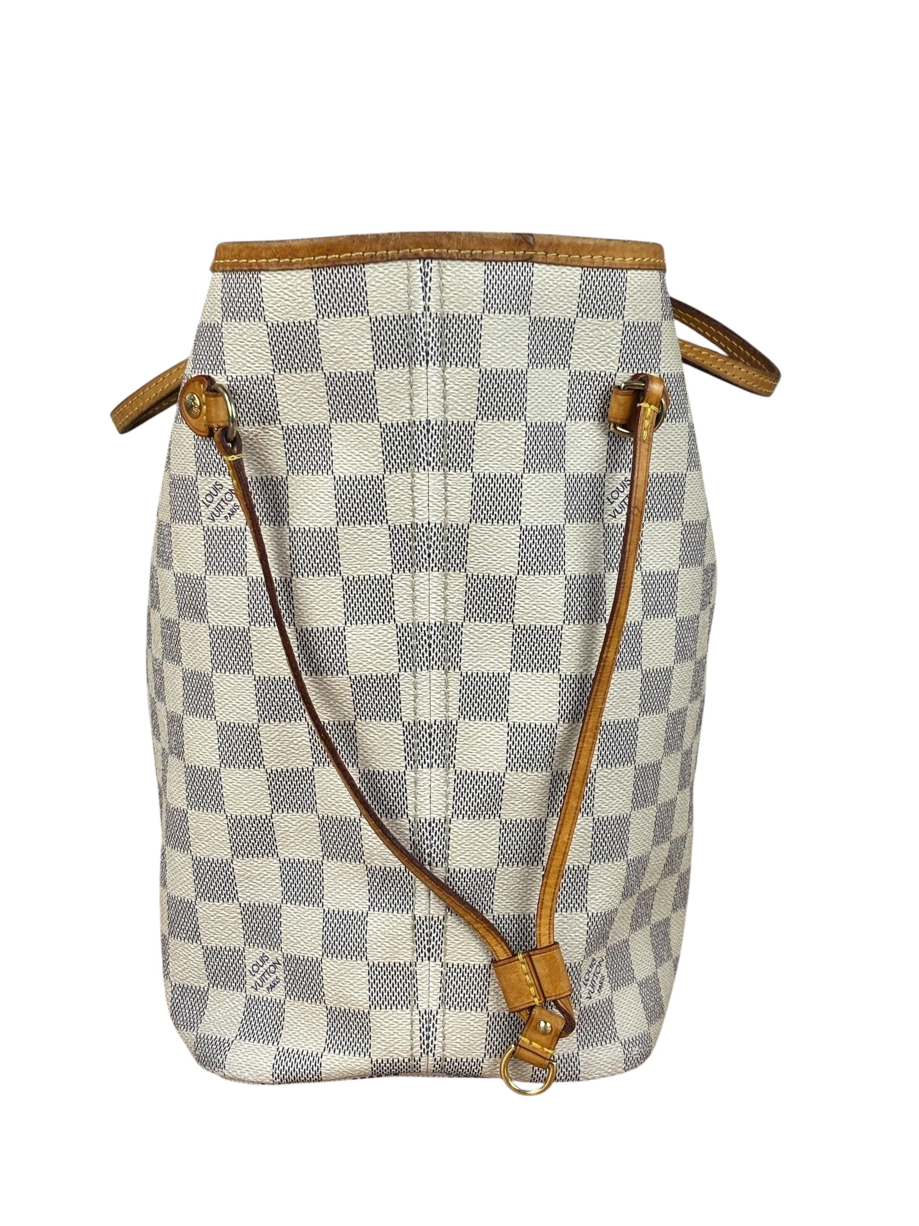 Louis Vuitton Damier Azur Neverfull Shoulder Bag GM