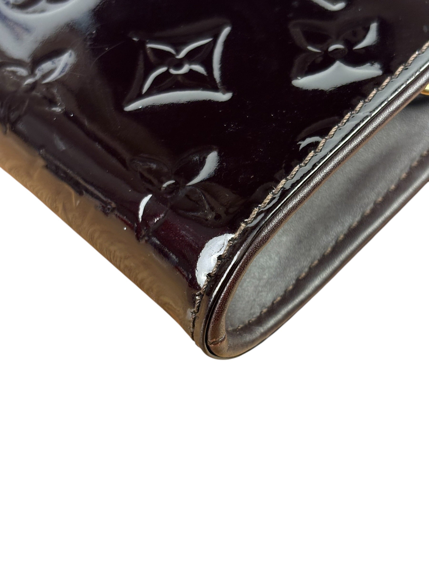 Louis Vuitton Amarante Monogram Vernis Sunset Boulevard Pochette