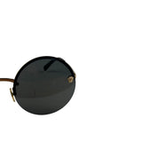 Versace Black MOD.2176 Circular Sunglasses