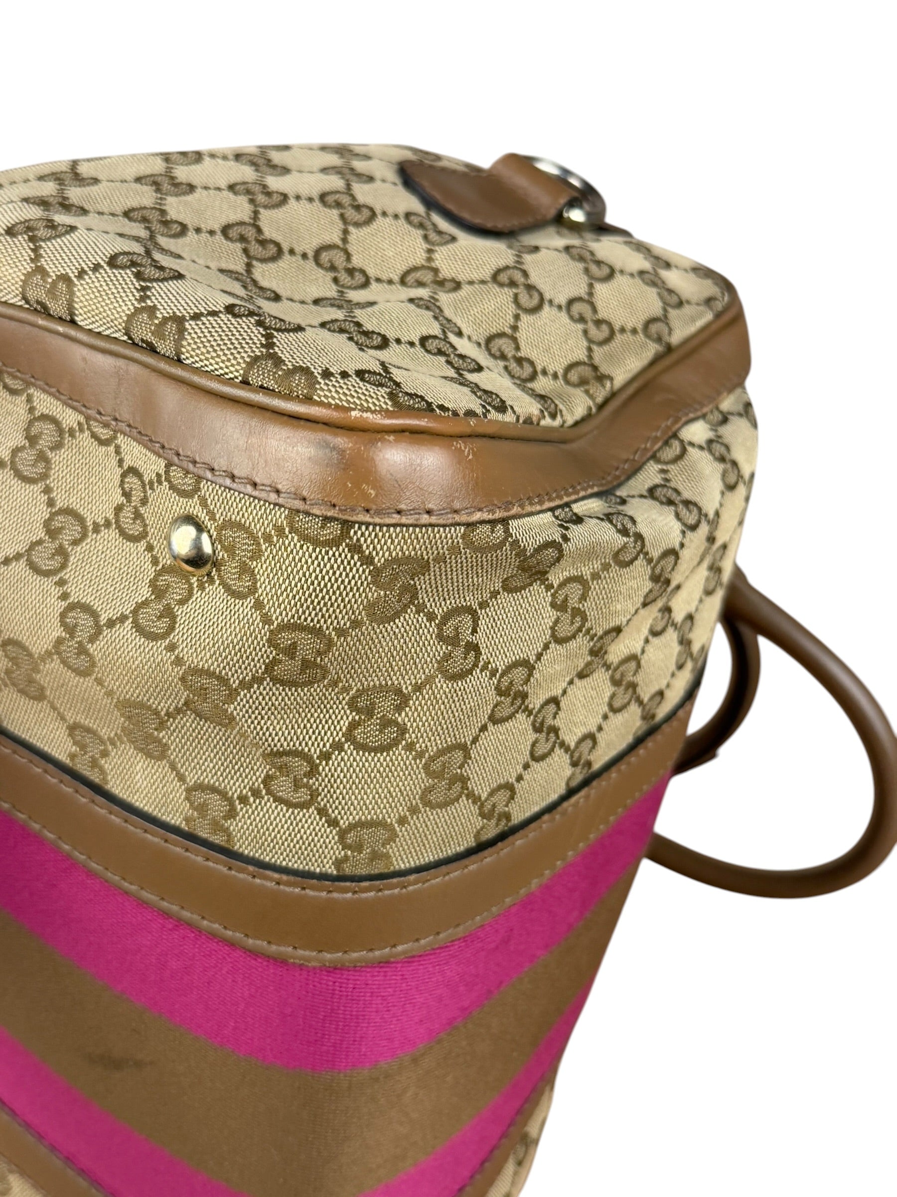 Gucci Vintage GG Web Joy Mini Boston