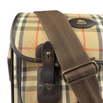 Burberry Vintage Beige/Dark Brown House Shoulder Bag