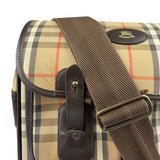 Burberry Vintage Beige/Dark Brown House Shoulder Bag