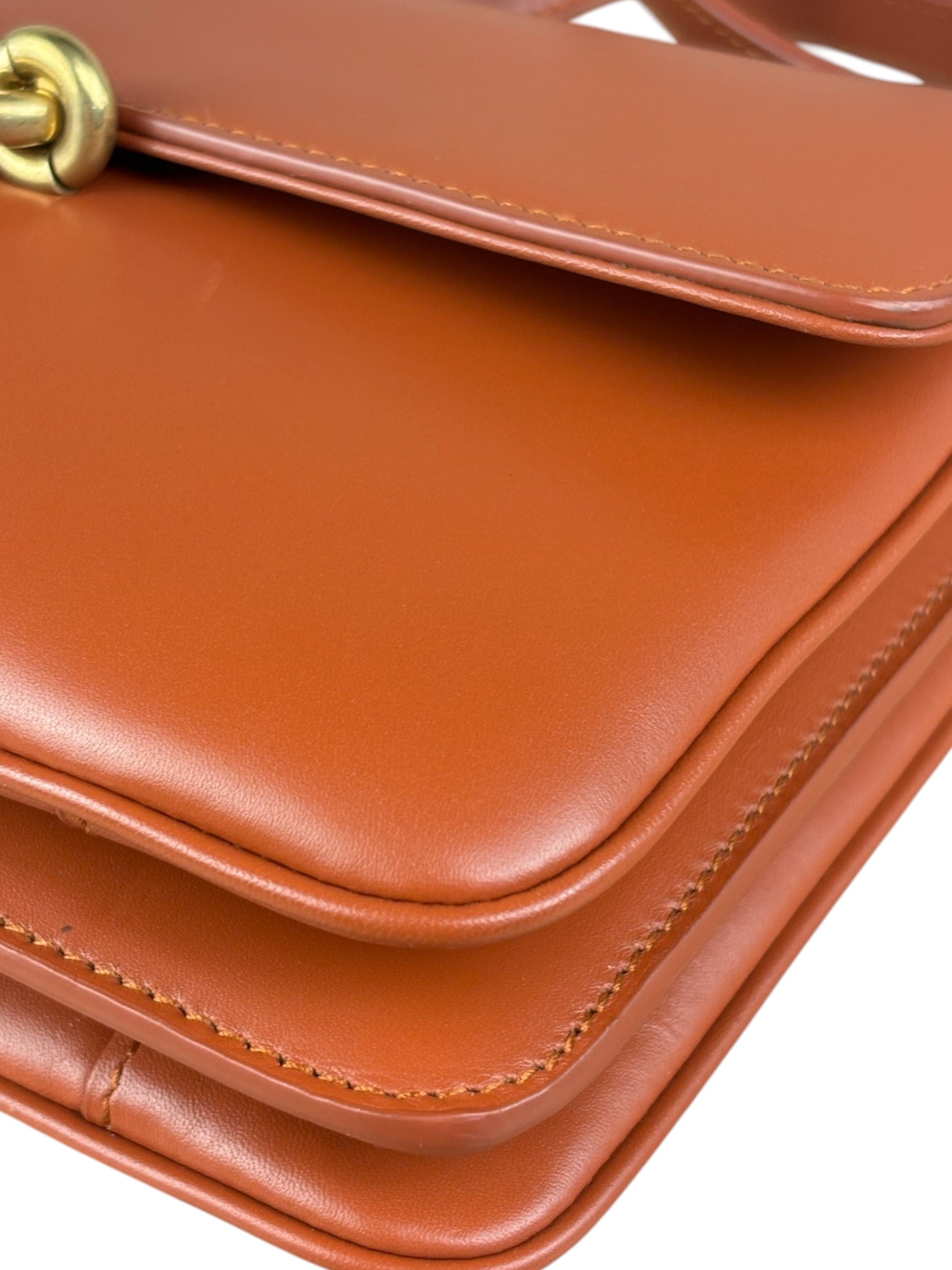 Saint Laurent Burnt Orange Le Maillon Shoulder Bag