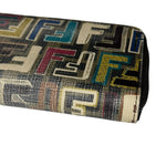 Fendi Zucca Spalmati FF Multicolor Long Wallet