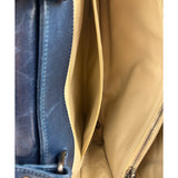 Chanel Blue Quilted Calfskin Large Convertible Boy Two-Way Bag 2012