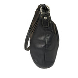 Coach Black Leather Soho Pleated Crossbody Bag