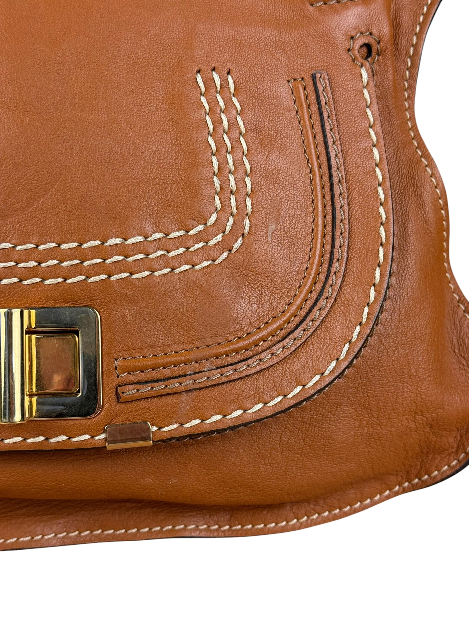 Chloé Marcie Tan Leather 2Way Bag