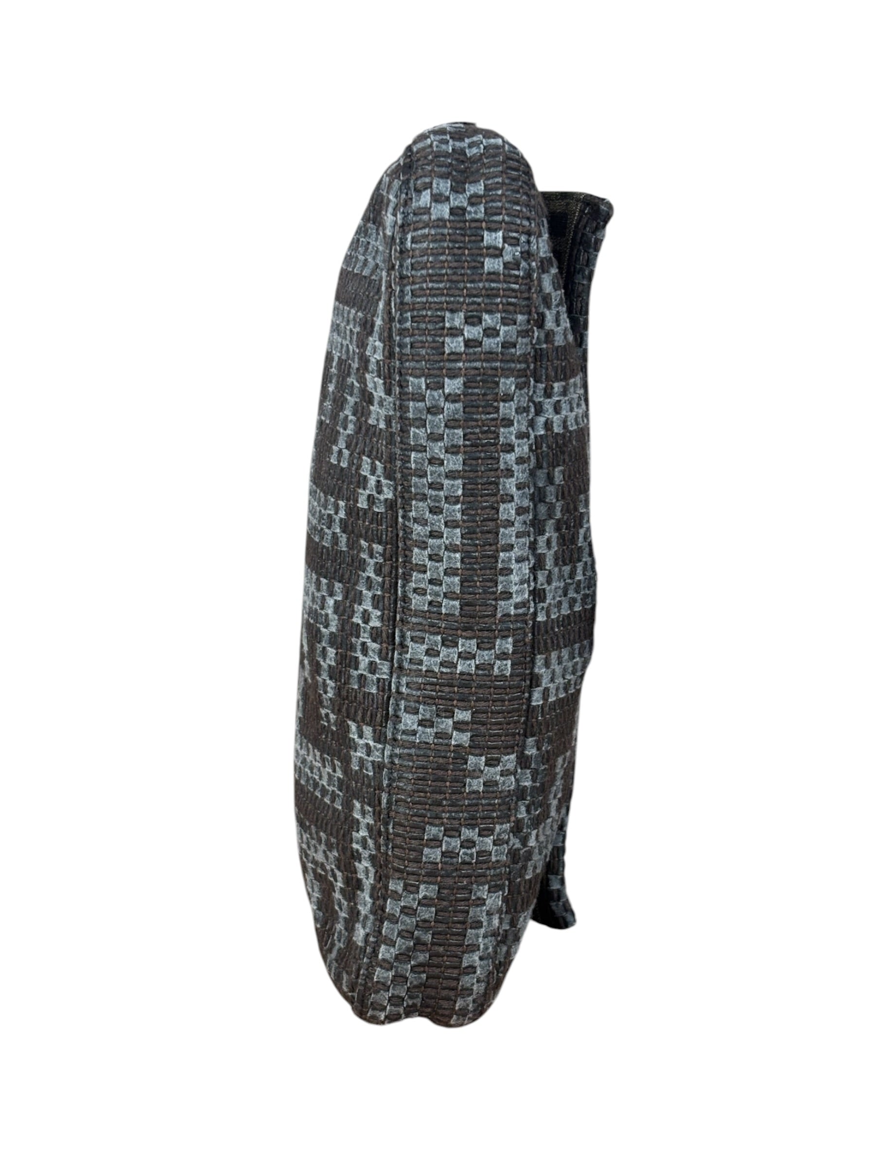 Fendi Vintage Brown/Grey Woven Baguette