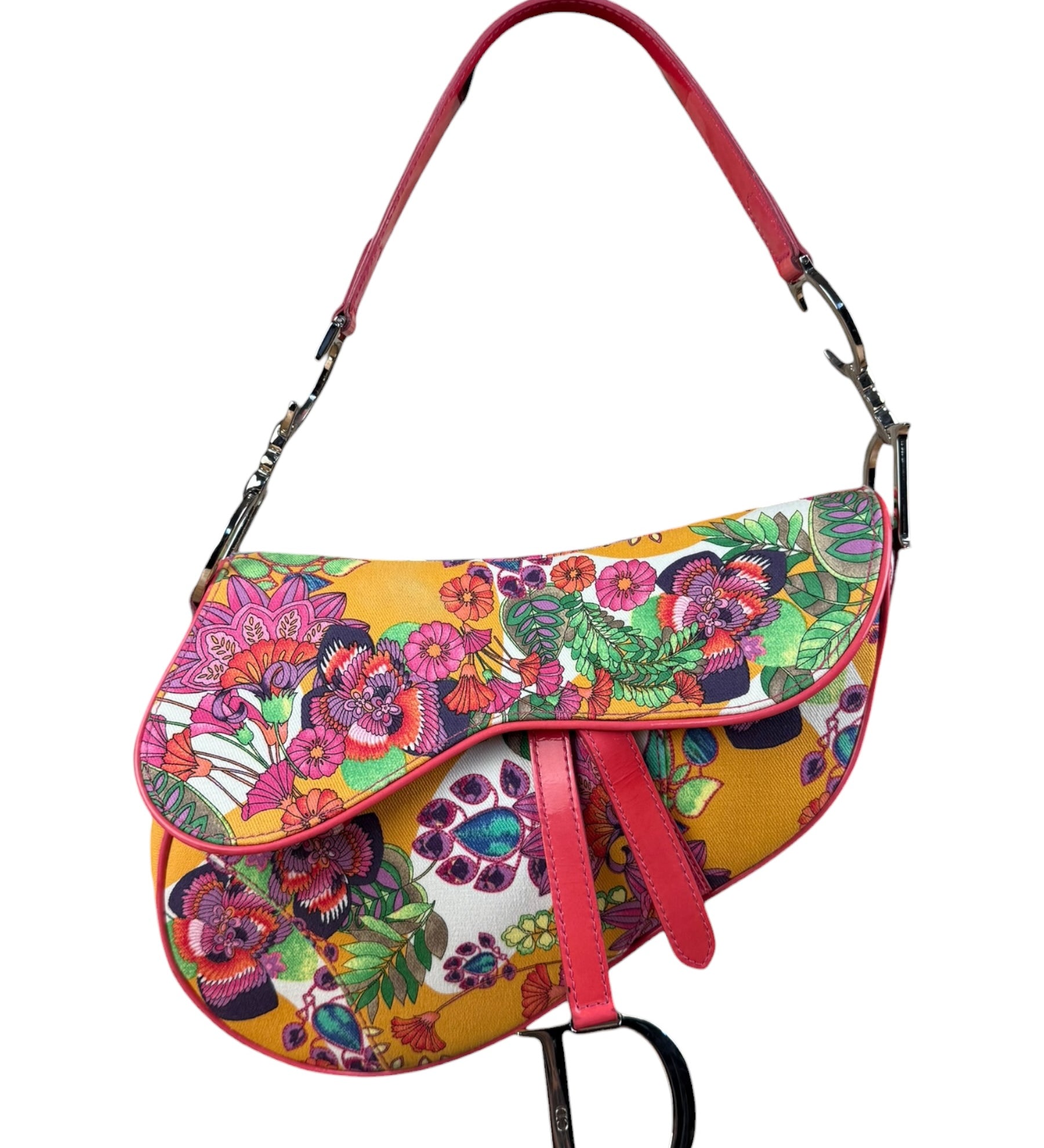 Christian Dior Floral Saddle Bag "Hawaiian Glamour"