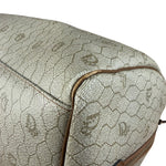 Christian Dior Vintage Beige Honeycomb Boston Bag