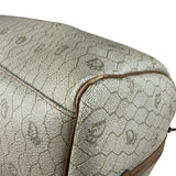 Christian Dior Vintage Beige Honeycomb Boston Bag