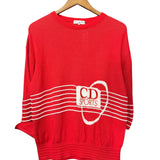 Christian Dior Sport Red Vintage Logo Sweater