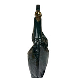 Gucci Vintage Blue/Green Patent Leather Horsebit Glam Hobo Bag