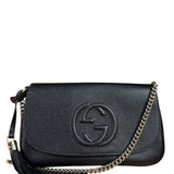 Gucci GG Soho Black Leather Chain Bag