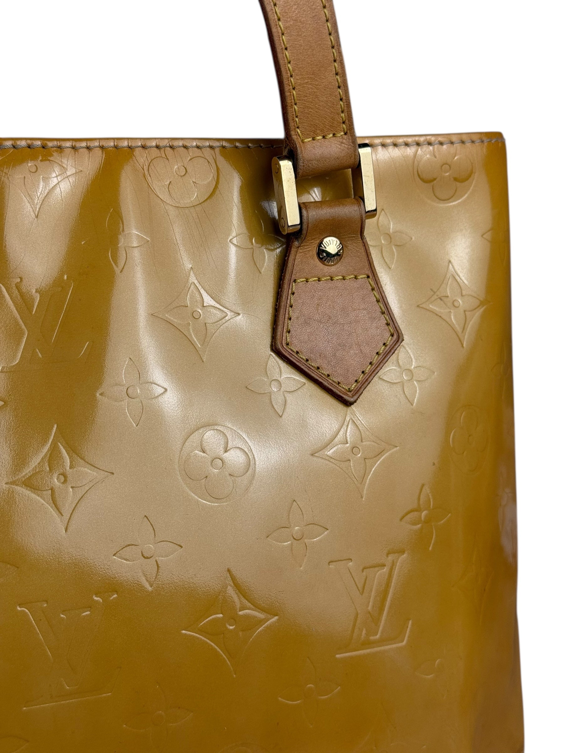 Louis Vuitton Vintage Monogram Vernis Houston Yellow