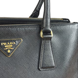 Prada Black Galleria Saffiano Leather Tote