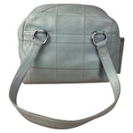 Chanel Light Green Quilt LAX Leather Bowler Bag 2004