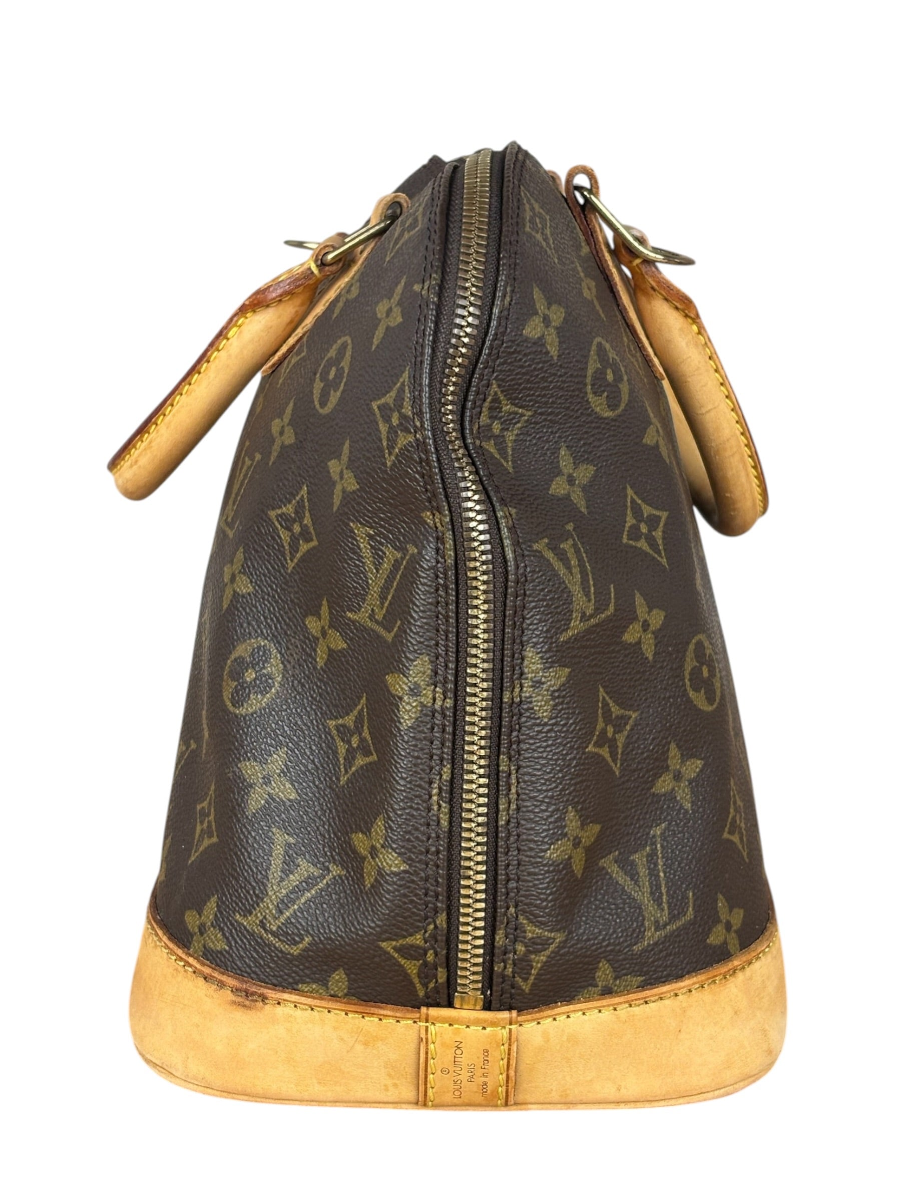 Louis Vuitton Canvas Coated Monogram Alma Hand Bag