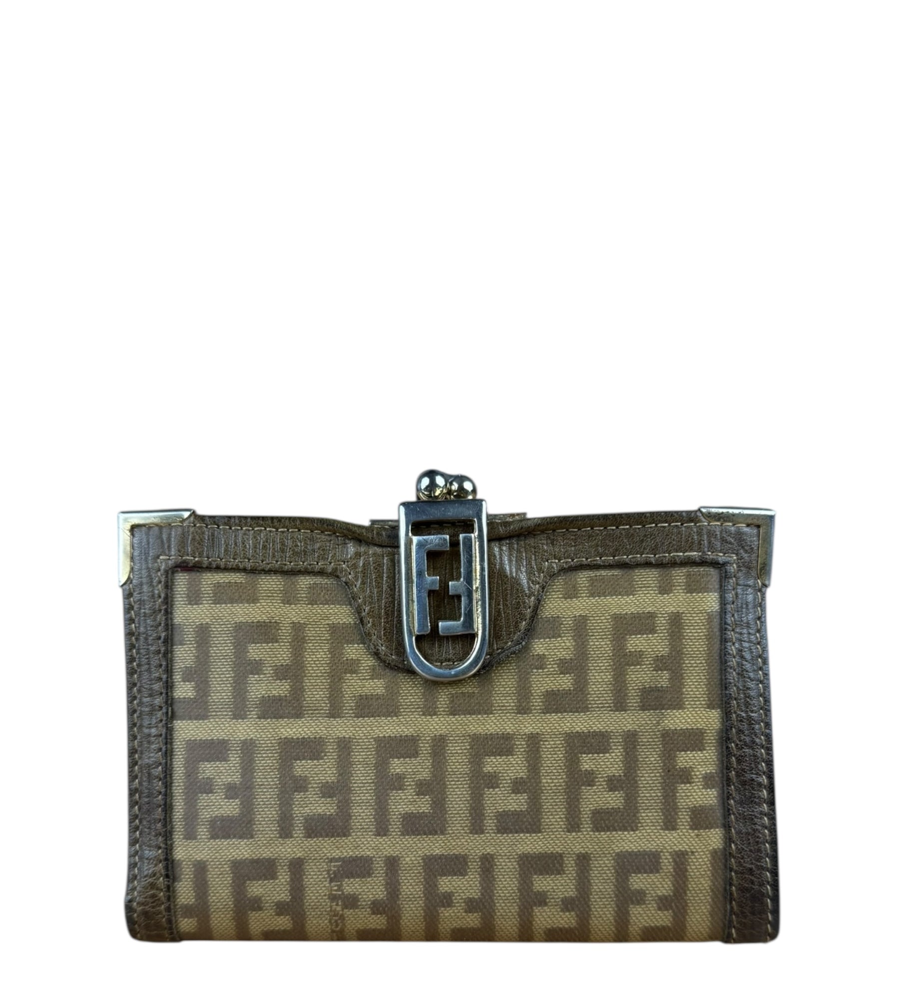 Fendi FF PVC Compact Wallet