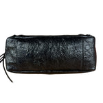 Balenciaga Le City Moto Black Leather Shoulder Pochette