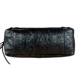 Balenciaga Le City Moto Black Leather Shoulder Pochette