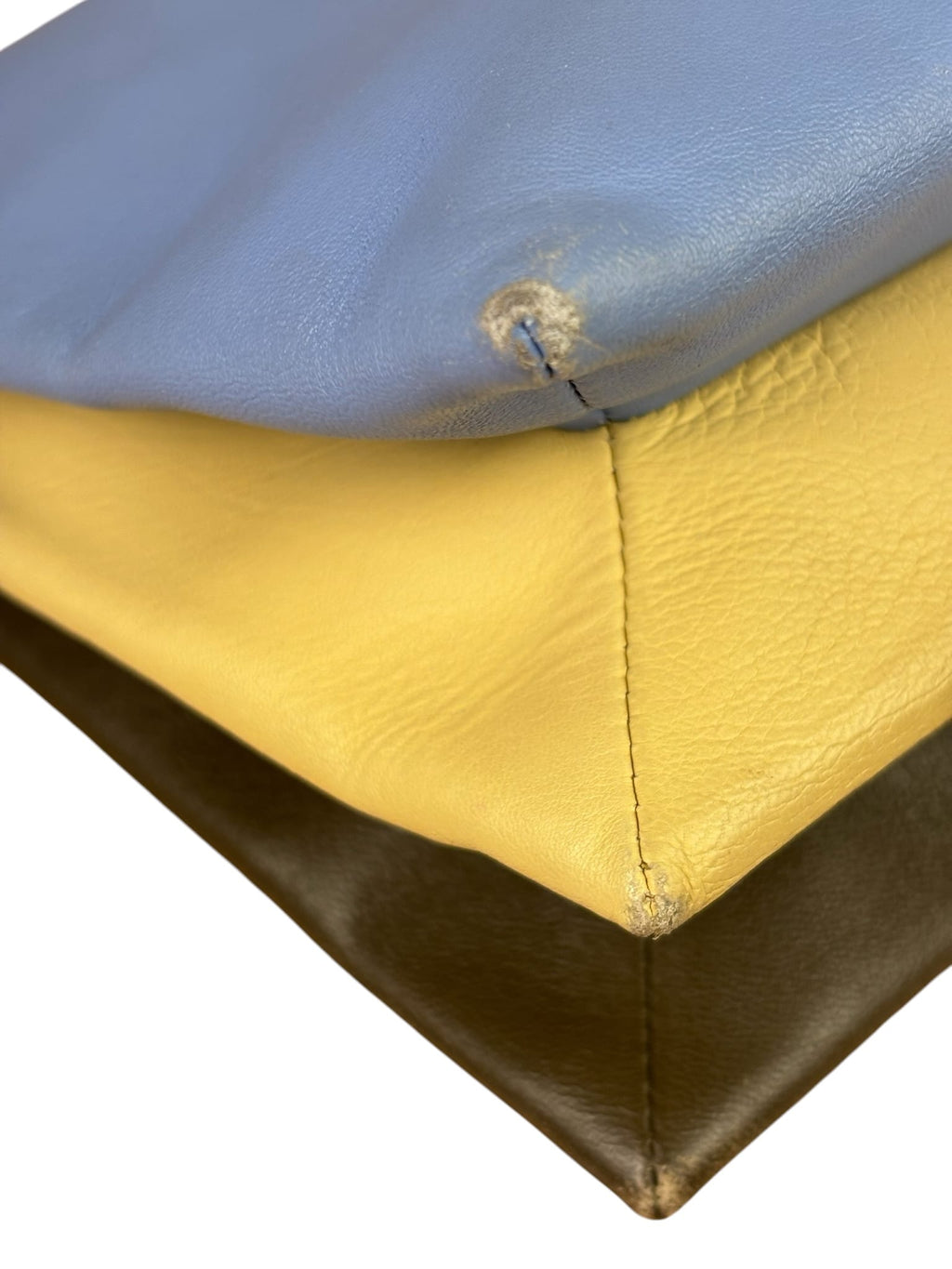 Celine Colorblock Lambskin Trio Shoulder Bag