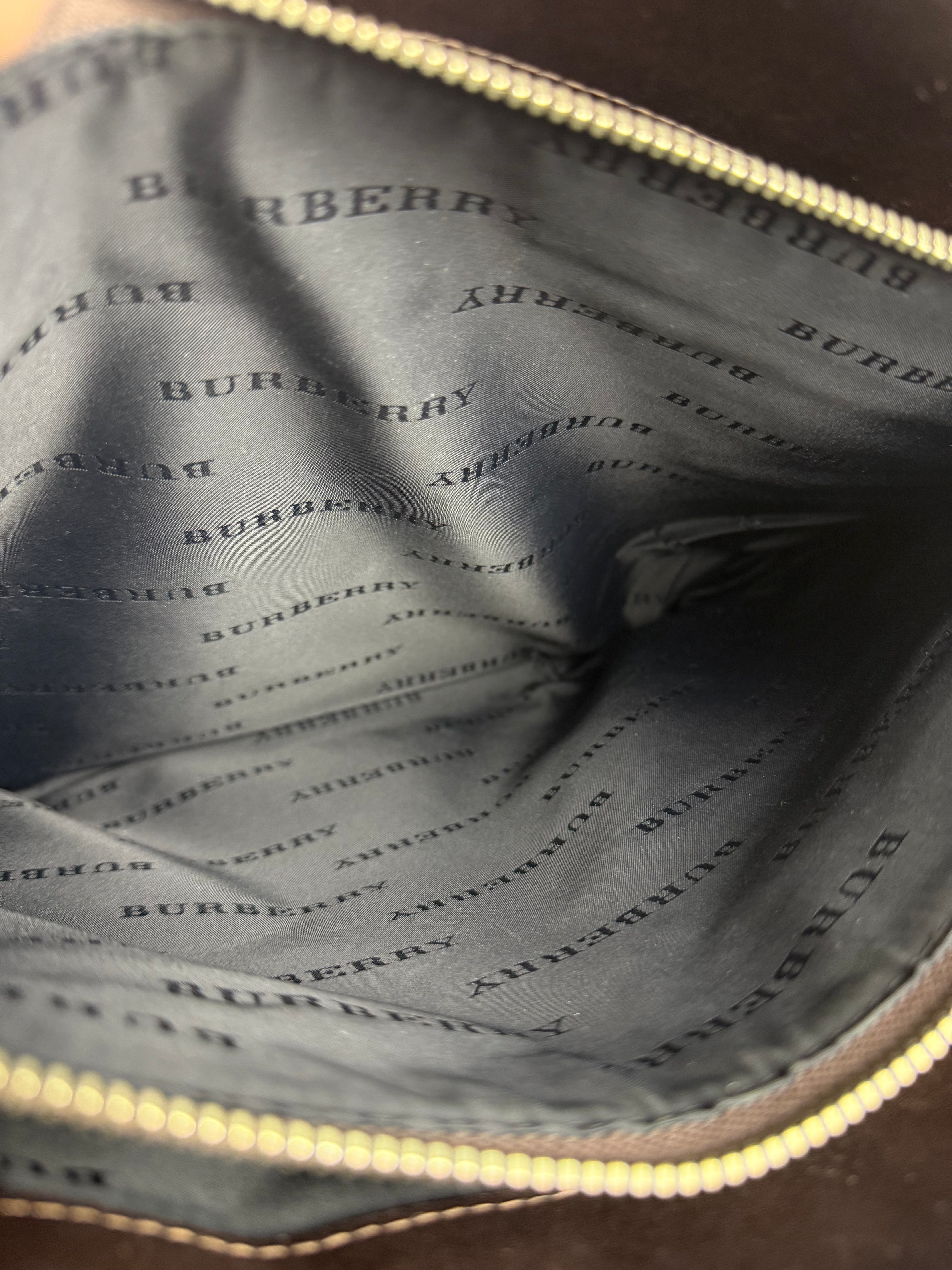 Burberry Vintage Canvas Nova Check Tote