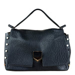 Jimmy Choo Black Leather Lockett Pebble Shoulder/Hand Bag