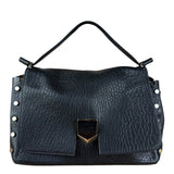 Jimmy Choo Black Leather Lockett Pebble Shoulder/Hand Bag