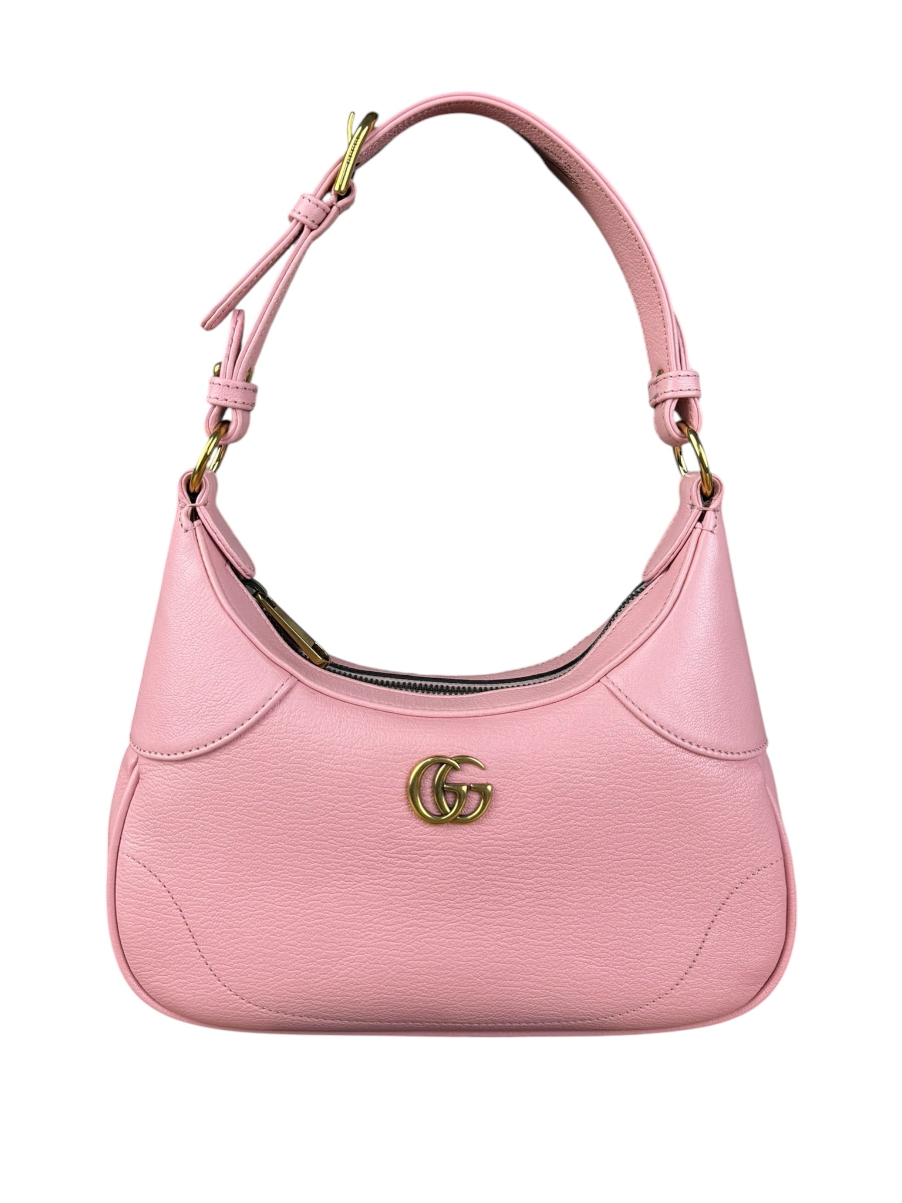 Gucci Pink Leather Aphrodite Shoulder Bag