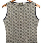 Fendi FF Sleeveless Top Green