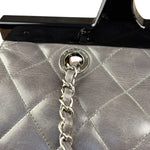 Chanel Dark Grey Cockpit Flap Shoulder Bag 2015