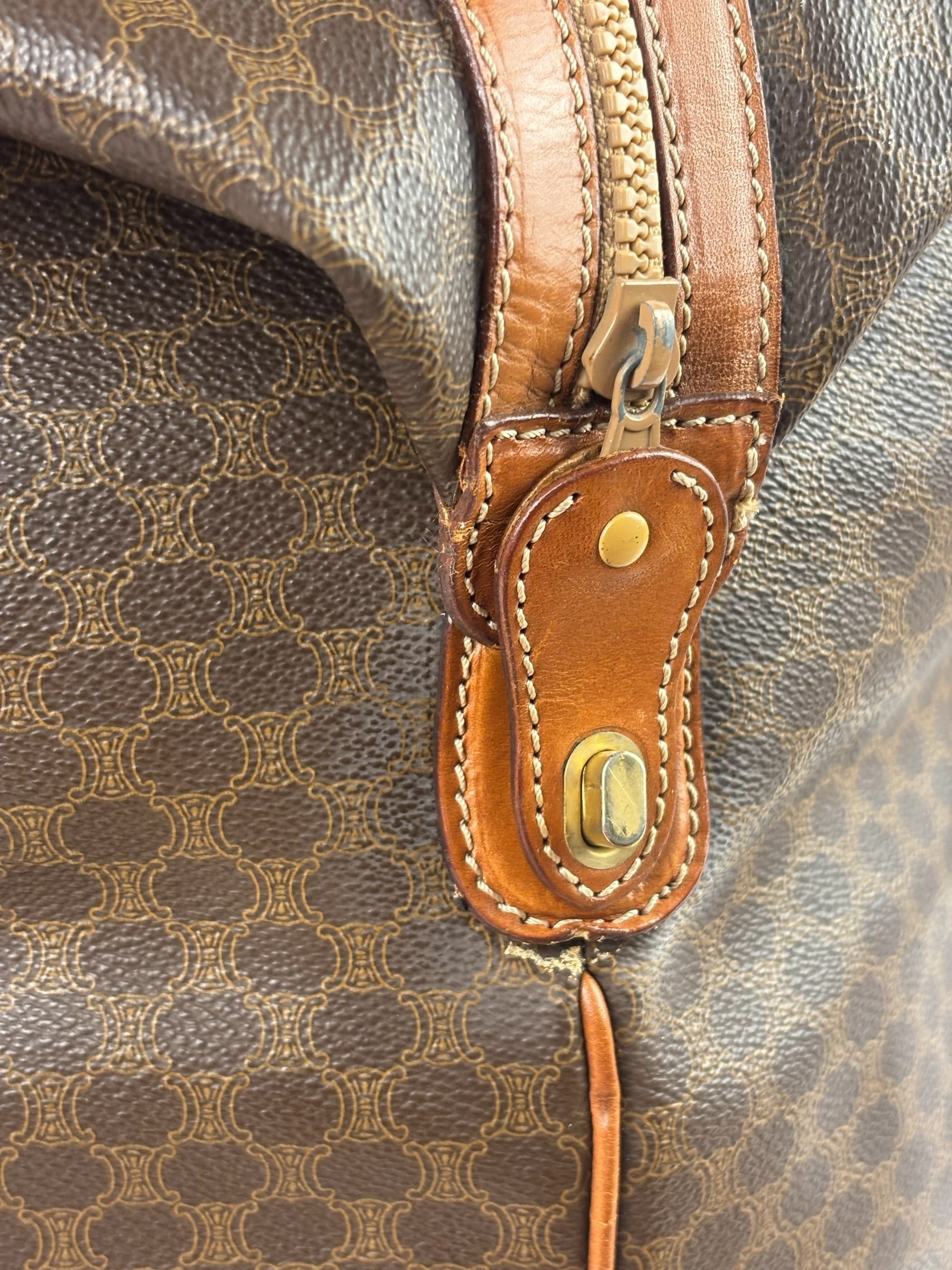 Celine Vintage Macadam Duffle Bag