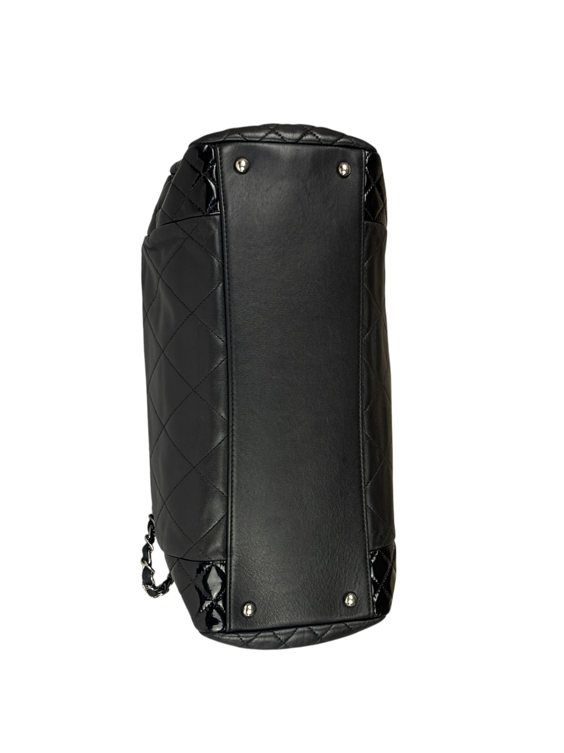 Chanel Black Quilted Leather Tote Bag 2014