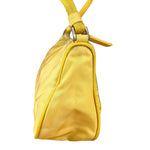 Prada Vintage Nylon Yellow Pochette