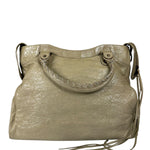 Balenciaga Olive Lambskin Velo Moto Two-Way Bag