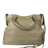 Balenciaga Olive Lambskin Velo Moto Two-Way Bag