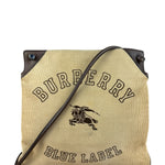 Burberry Blue Label Corduroy Leather Crossbody